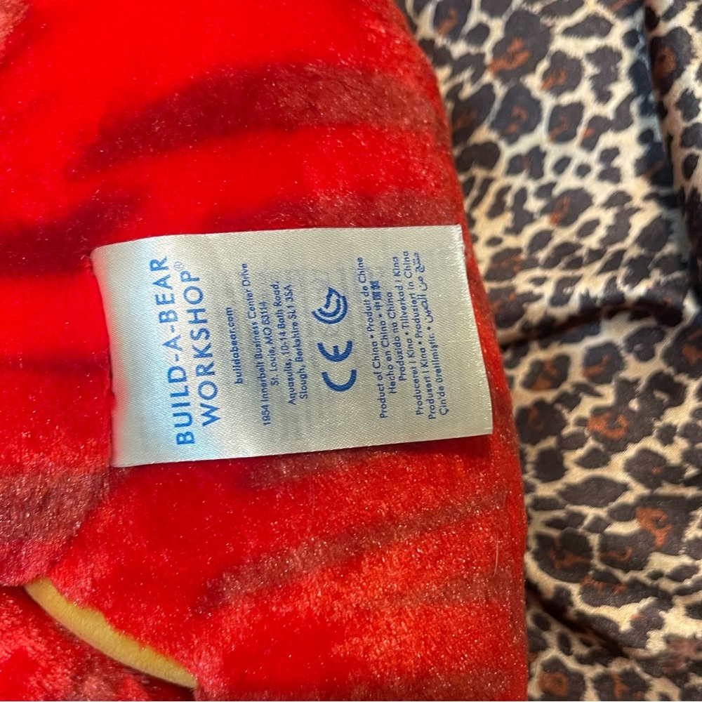 Build-A-Bear Red Raptor Stuffed Animal - Picture 6 of 16